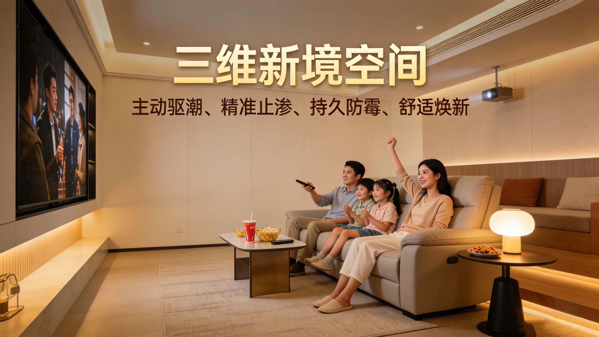 立威三维新境空间 | 北京高端住宅地下室防水防潮防霉 - 立威防潮官网